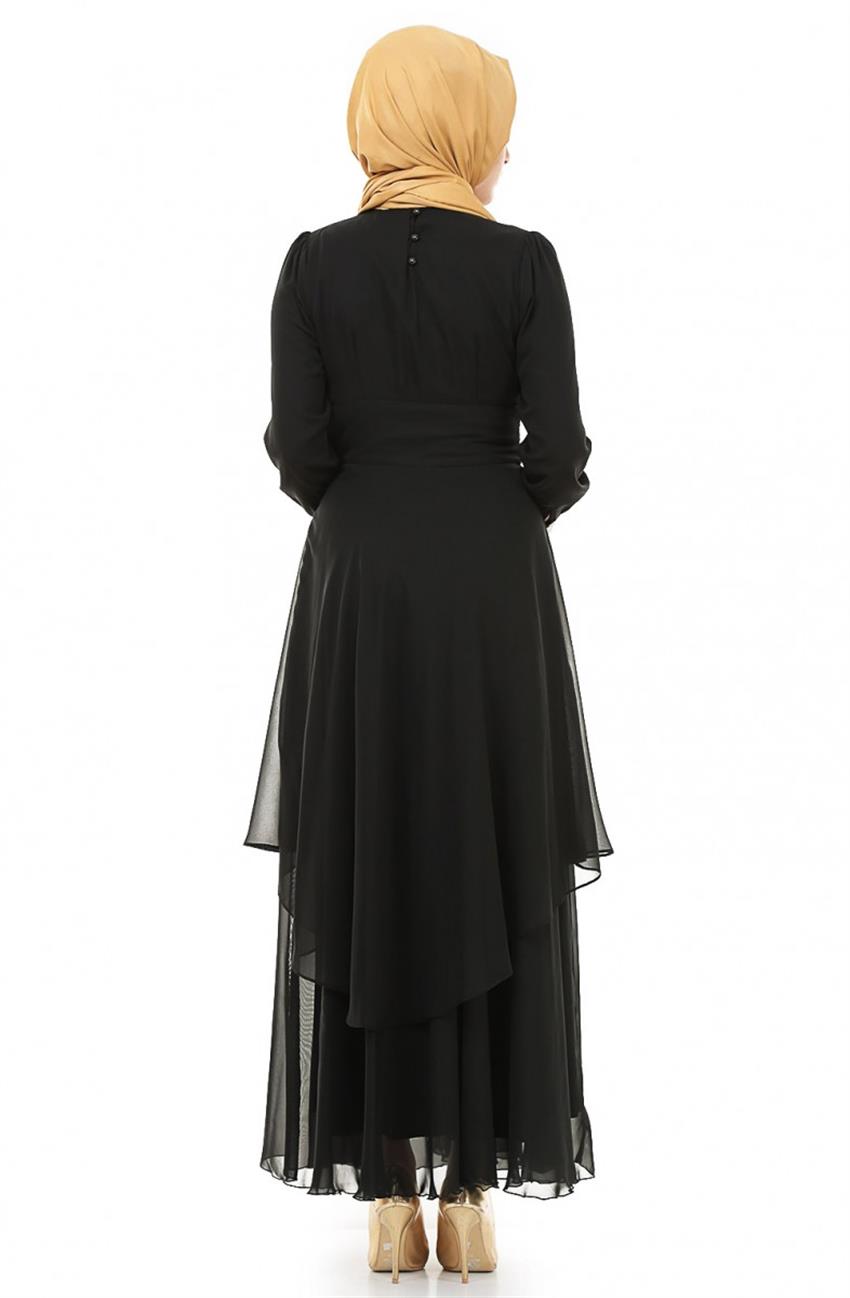 Evening Dress Dress-Black 405-01