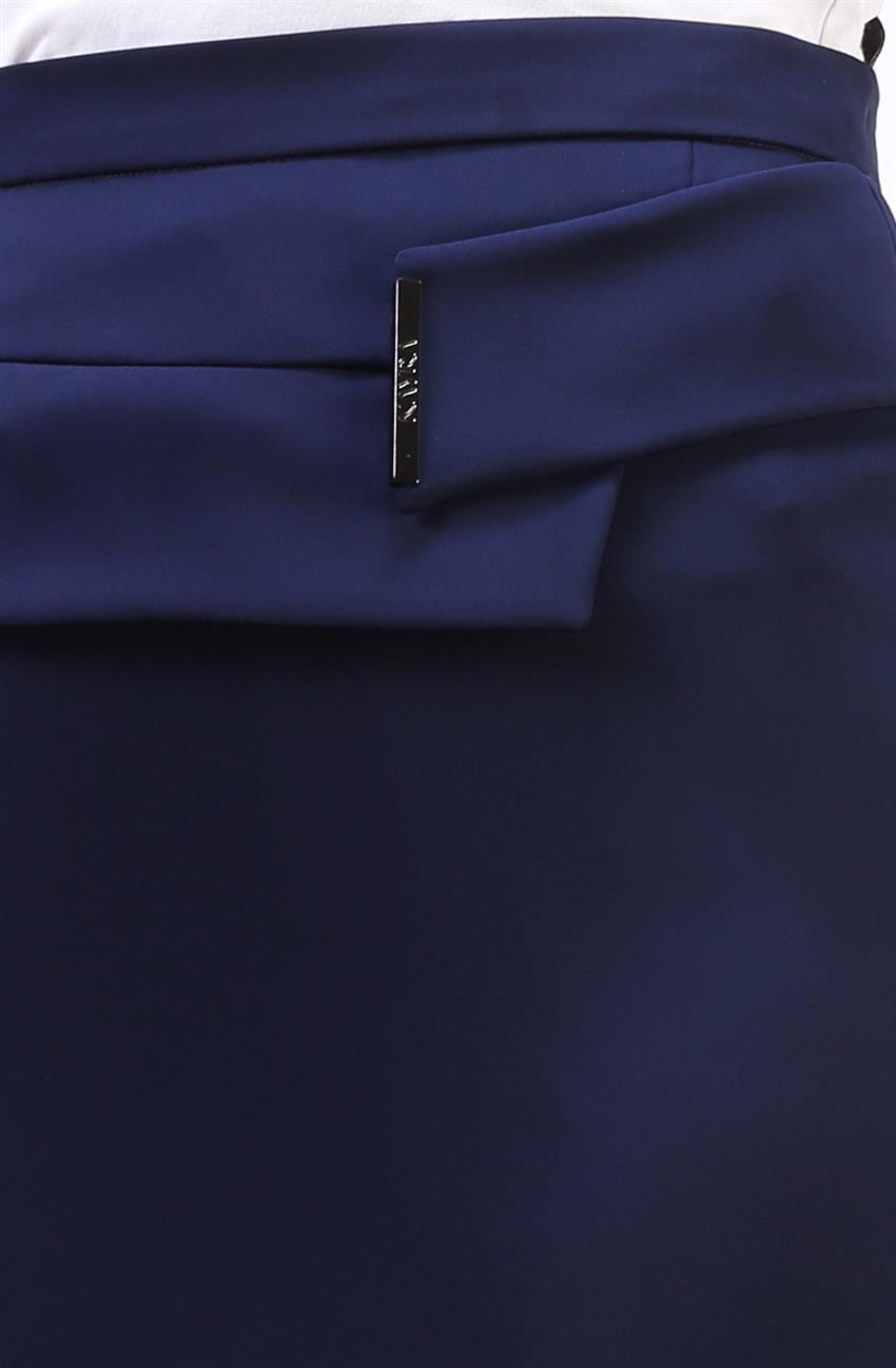 Skirt-Navy Blue KA-B6-12050-11