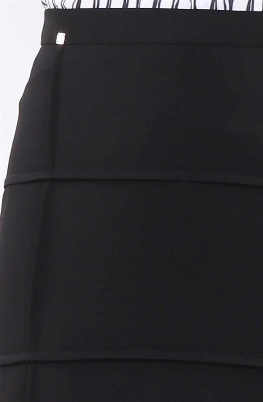 Skirt-Black KA-B6-12094-12