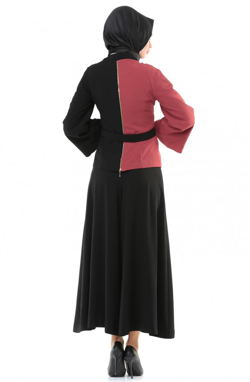 Suit-Black Claret Red KA-A4-16035-1267
