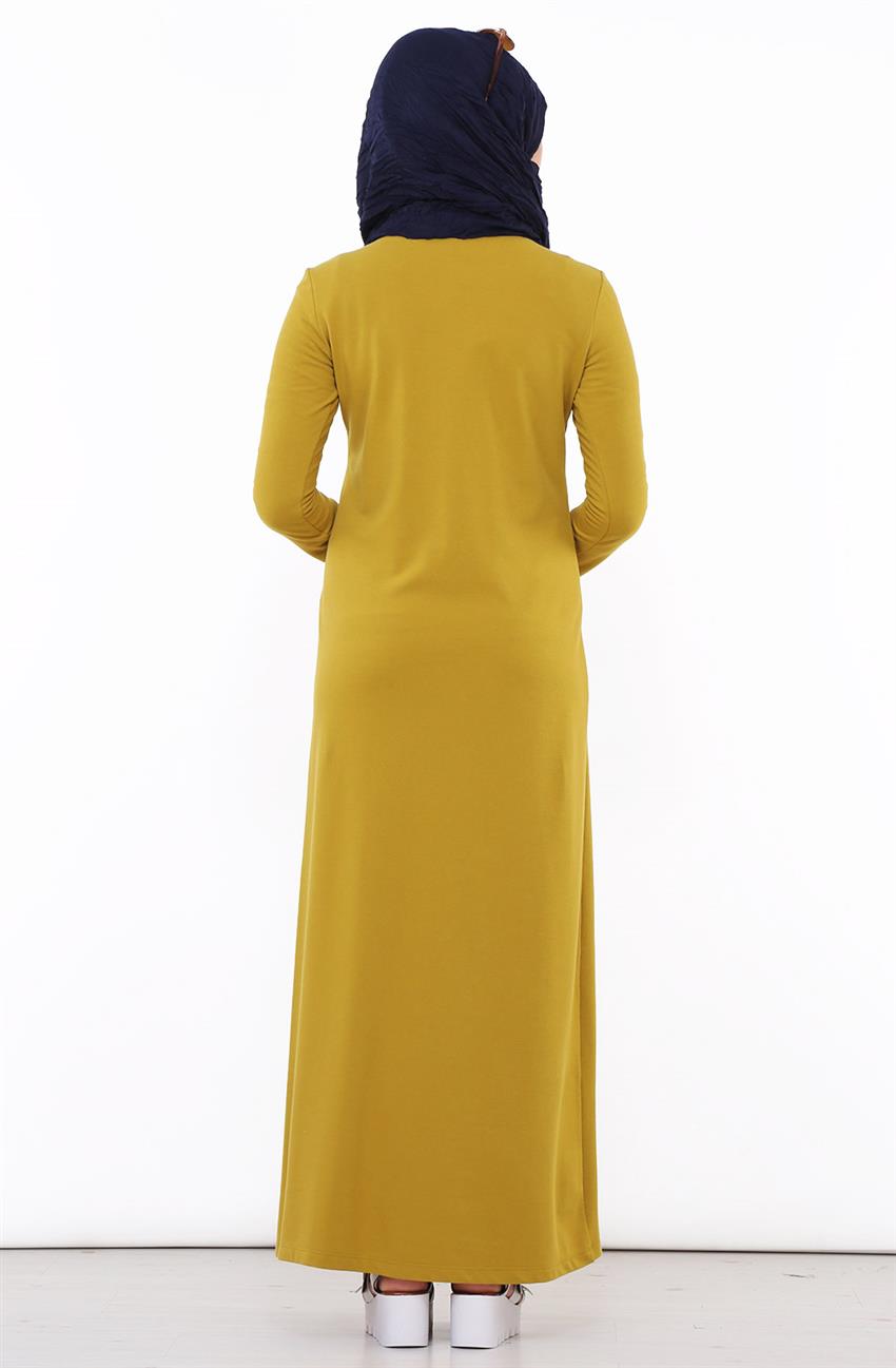 Dress-Olive KA-B6-23082-33