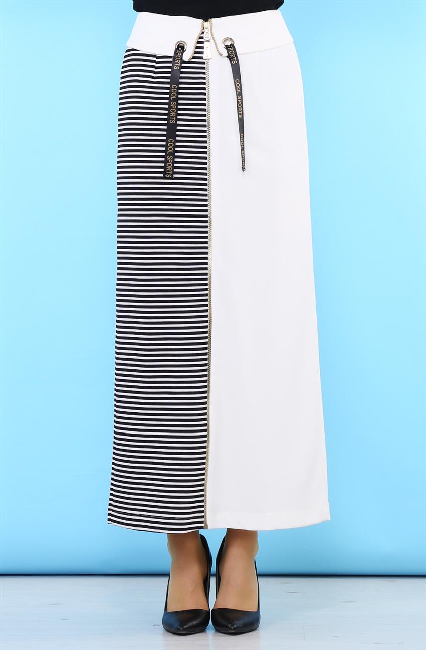Skirt-Ecru KA-B6-12065-35