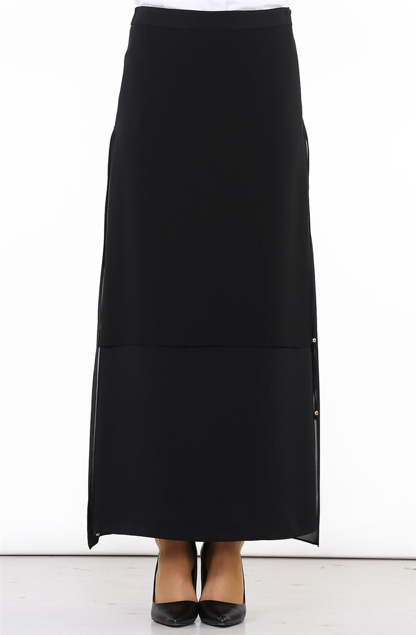 Skirt-Black KA-B6-12082-12