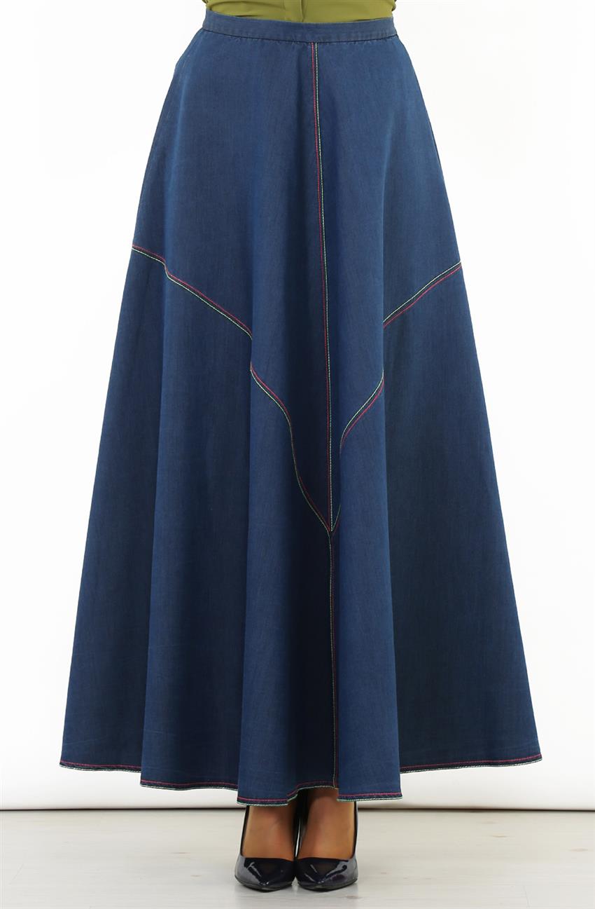 Jeans Skirt-Navy Blue DO-B6-52001-11