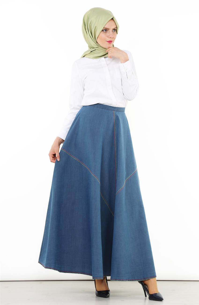 Jeans Skirt-Blue DO-B6-52001-09
