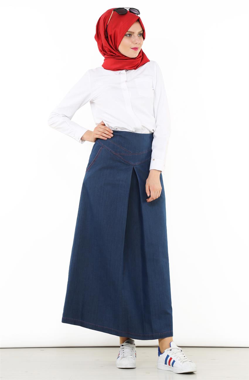 Jeans Skirt-Blue DO-B6-52003-09