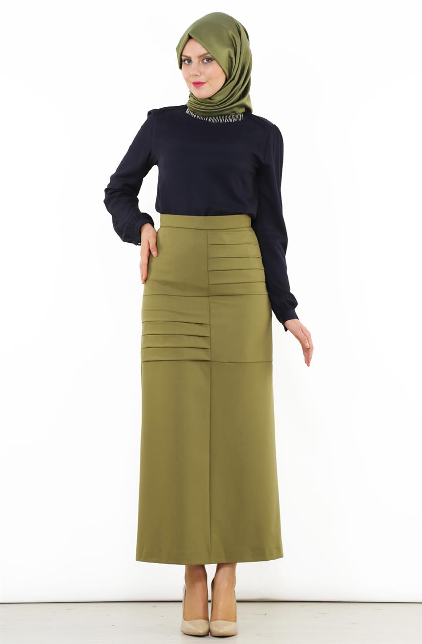 Doque Skirt-Khaki DO-B6-52023-21
