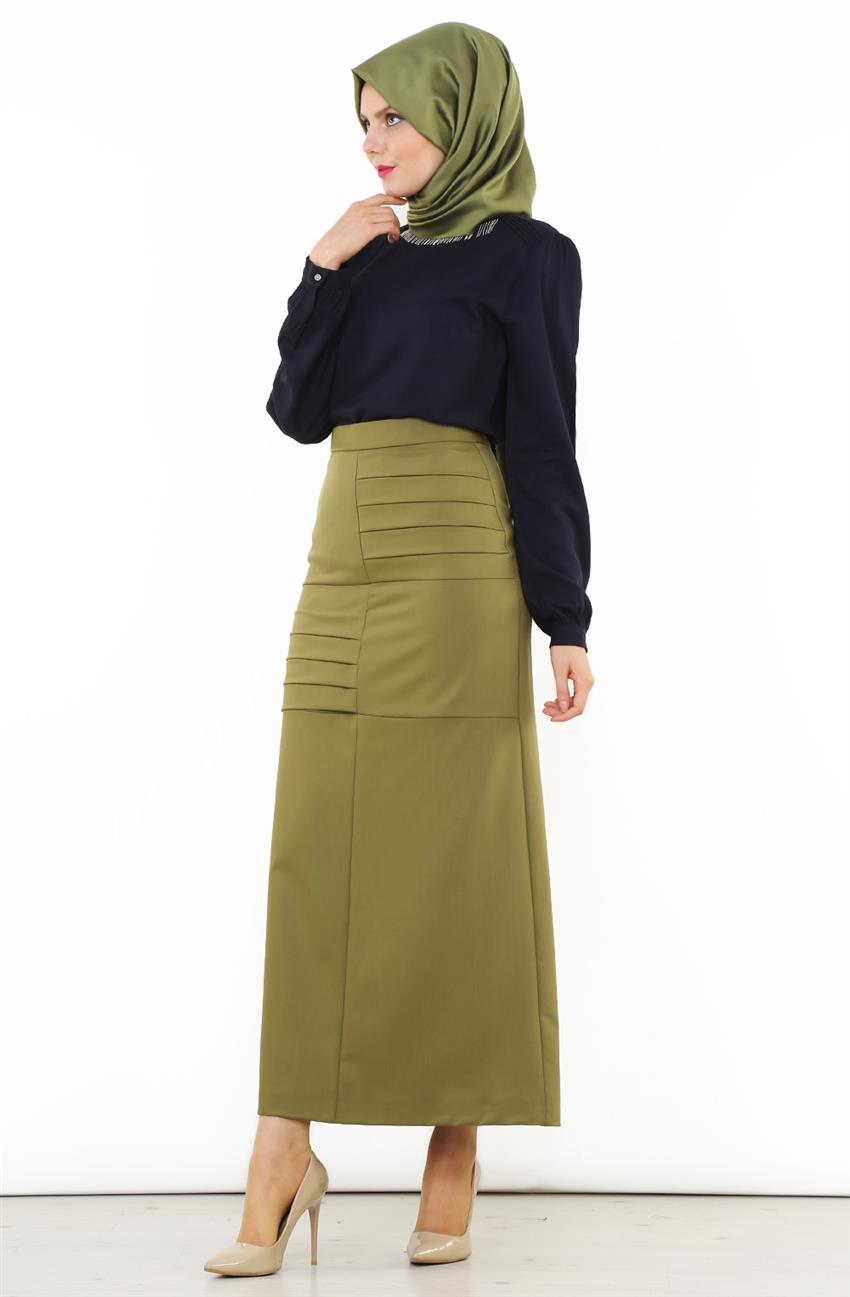 Doque Skirt-Khaki DO-B6-52023-21