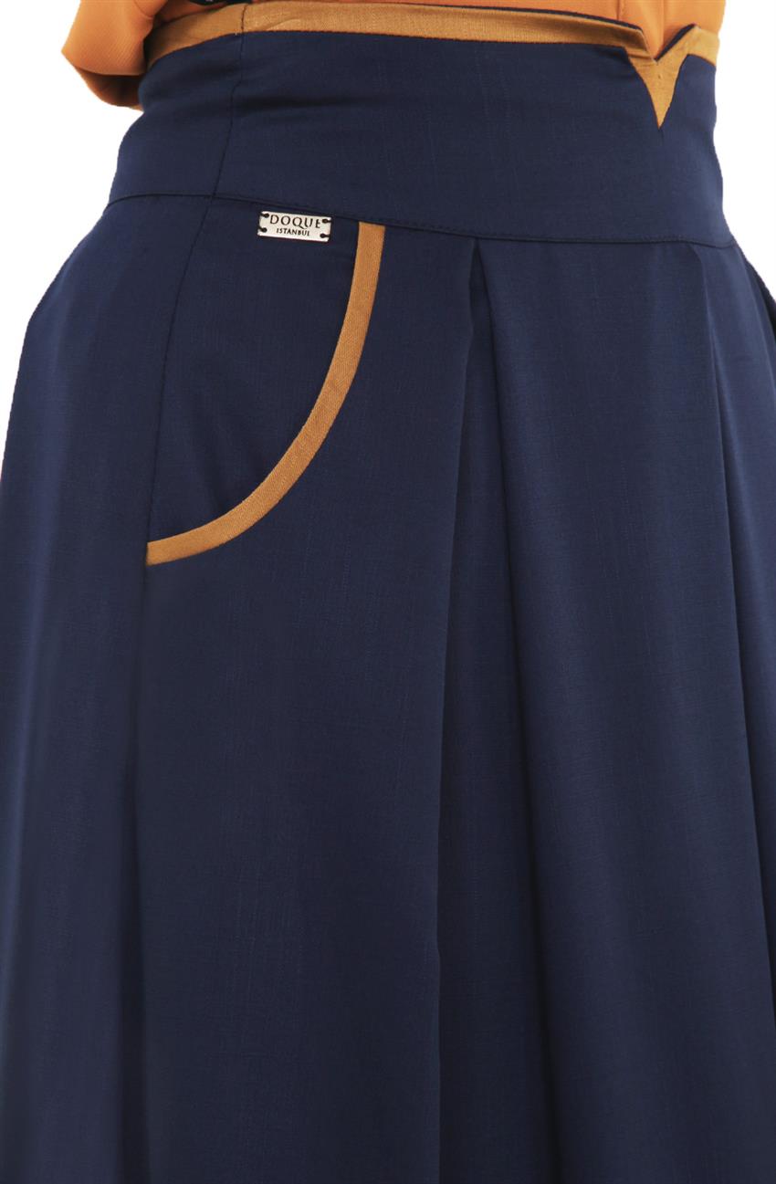 Skirt-Navy Blue DO-B6-52028-11