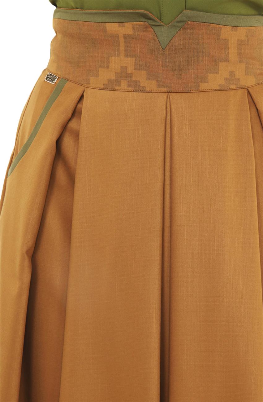 Skirt-Mustard DO-B6-52028-50