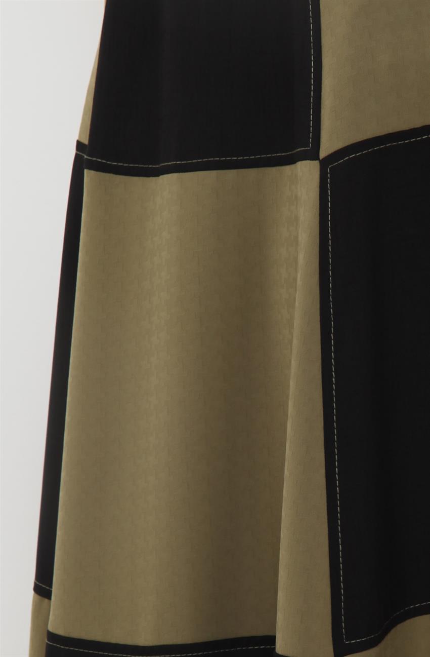 Skirt-Black Khaki DO-B6-52017-1221