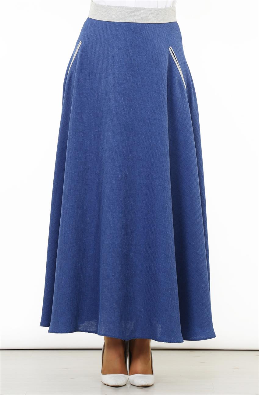 Skirt-Navy Blue DO-B6-52008-11