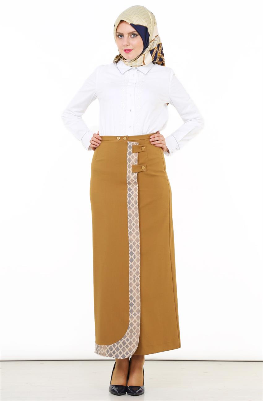 Skirt-Mustard DO-B6-52015-50