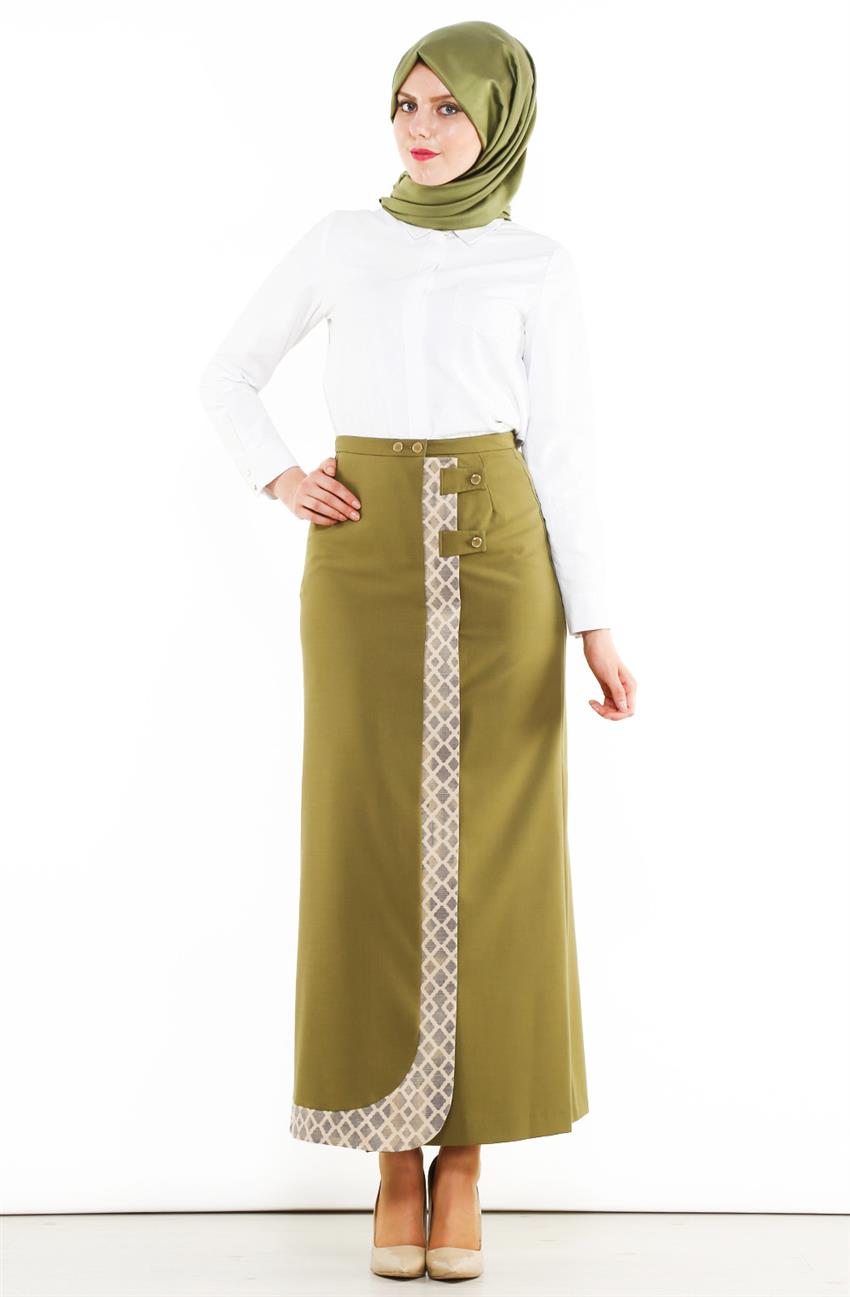 Skirt-Khaki DO-B6-52015-21