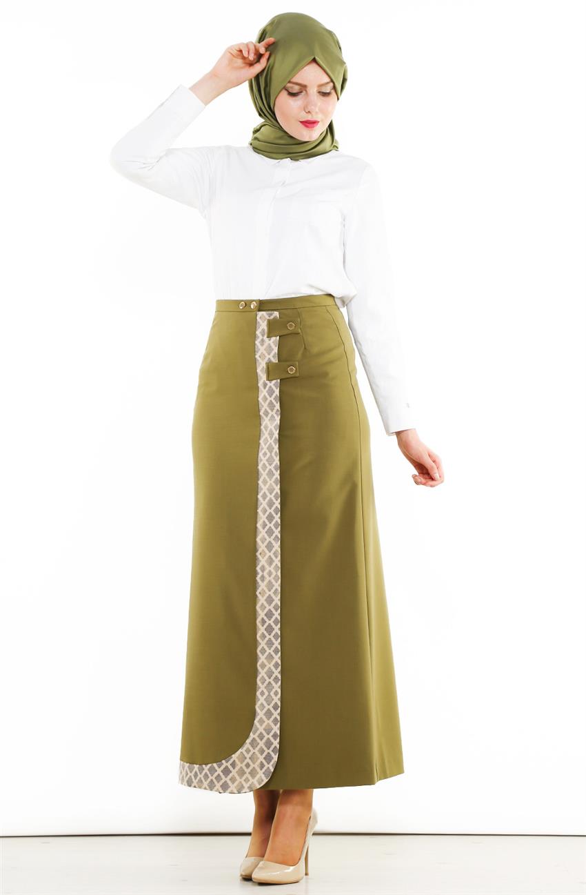 Skirt-Khaki DO-B6-52015-21