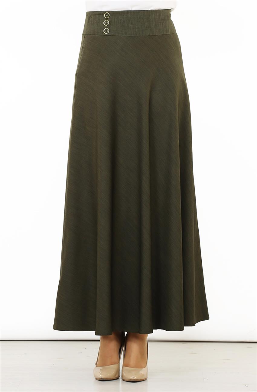 Skirt-Khaki 3623-27