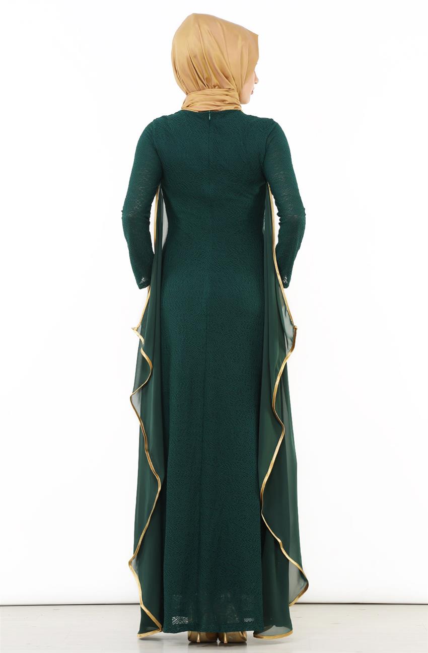 Evening Dress Dress-Green 1311-21
