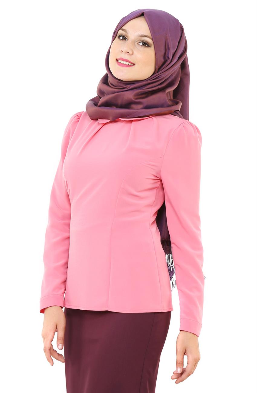 Blouse-Dried rose 4659-53