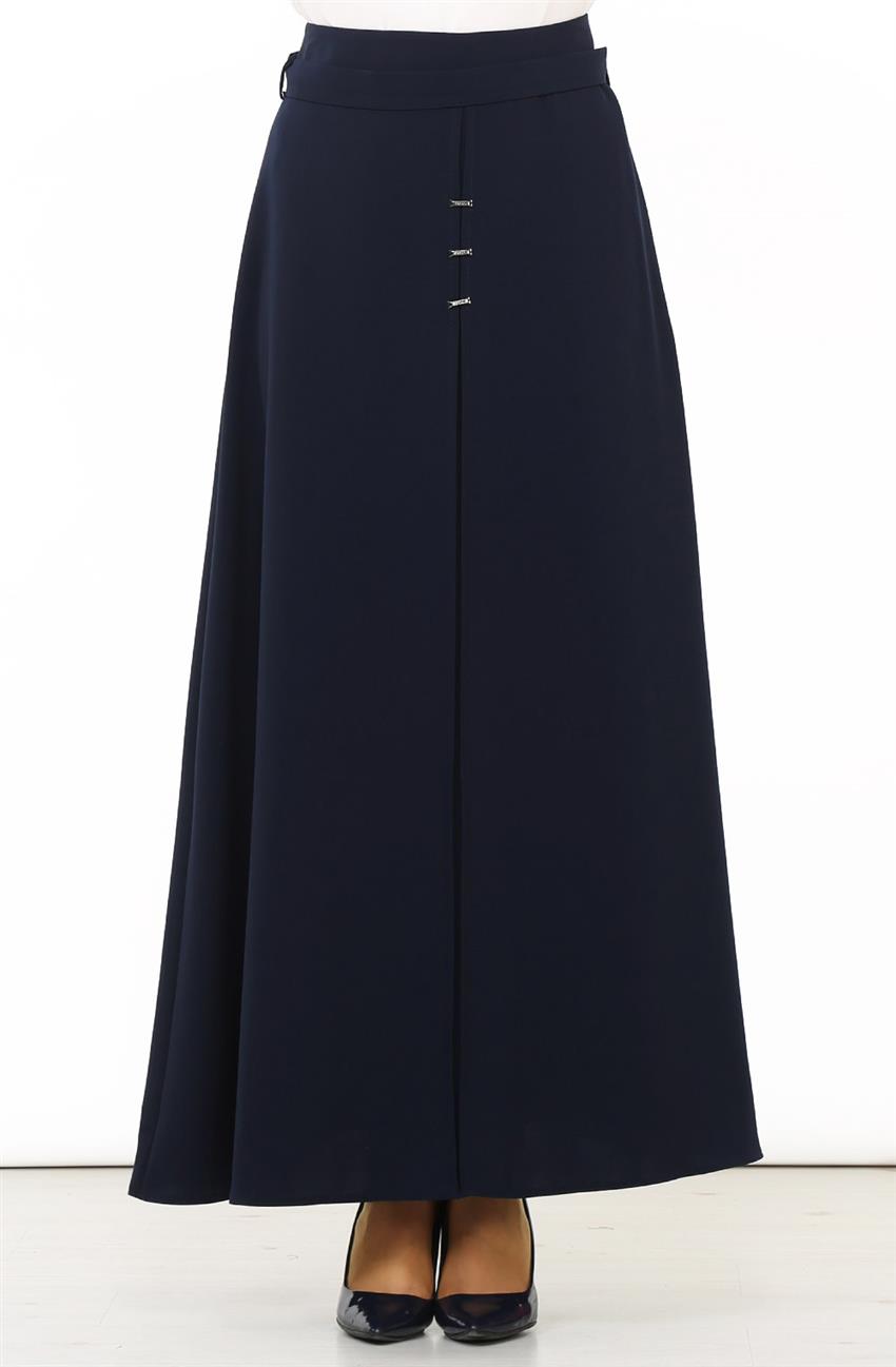 Skirt-Navy Blue 1899-17