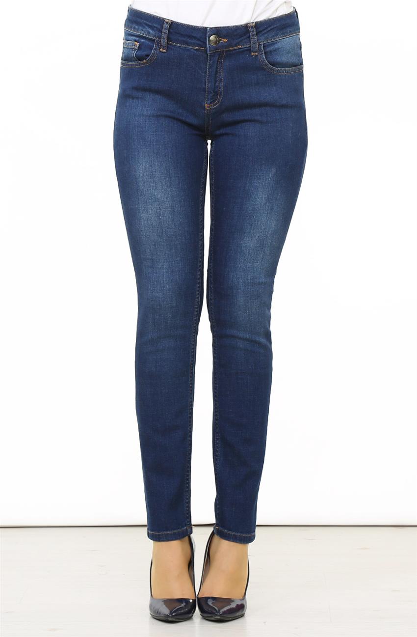 Jeans Pants-Navy Blue 3061-17