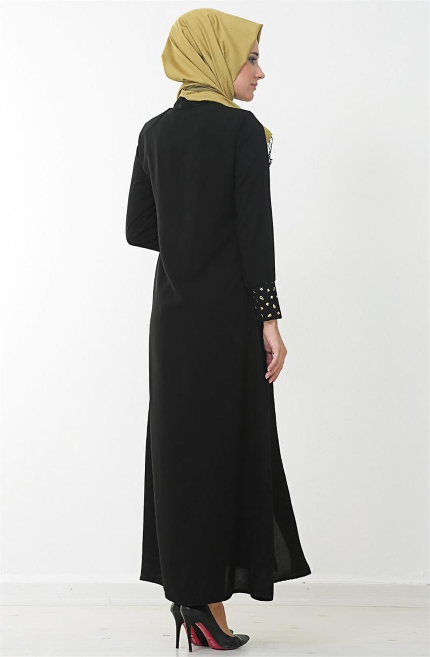 Abaya-Black d9017-1-01