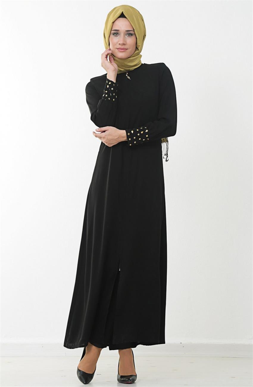 Abaya-Black d9017-1-01