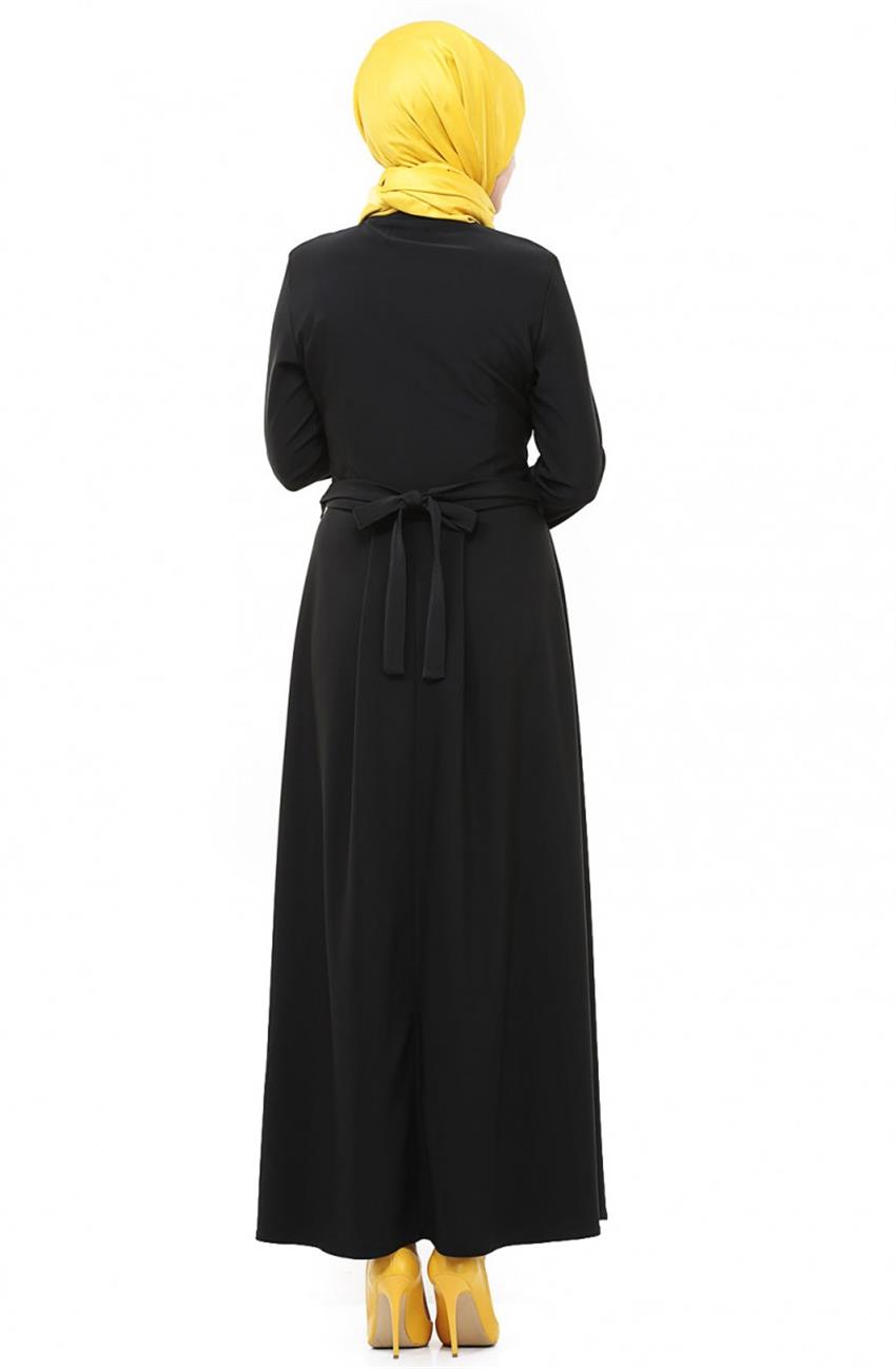 Siyah Elbise 31919-01