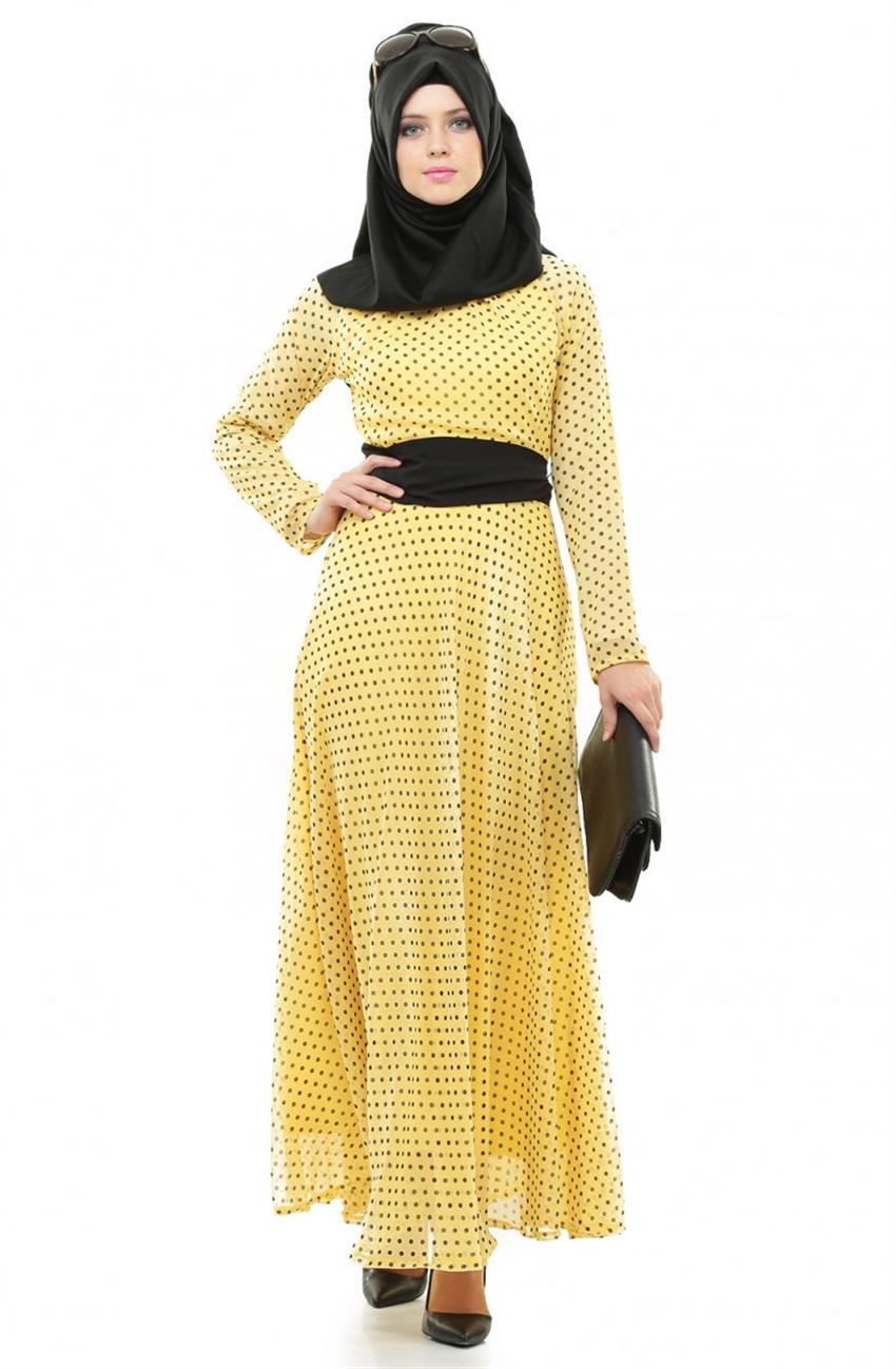 فستان-أصفر ar-8670-29