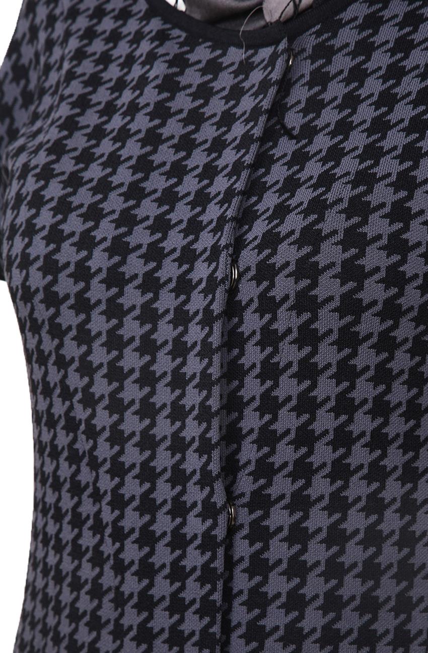 Knitwear Cardigan-Black KA-A5-TRK13-12