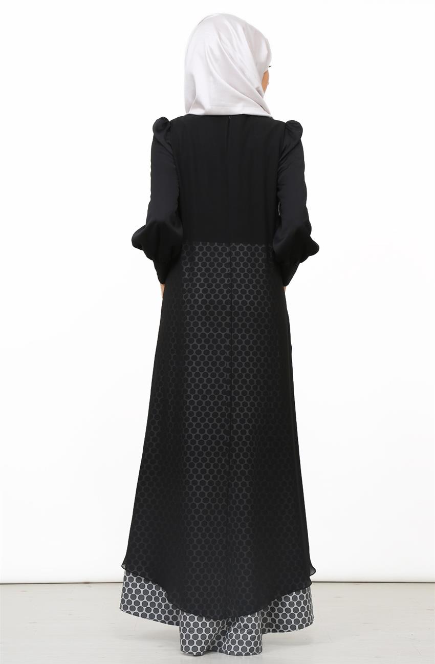 Evening Dress Dress-Black KA-A5-23076-12