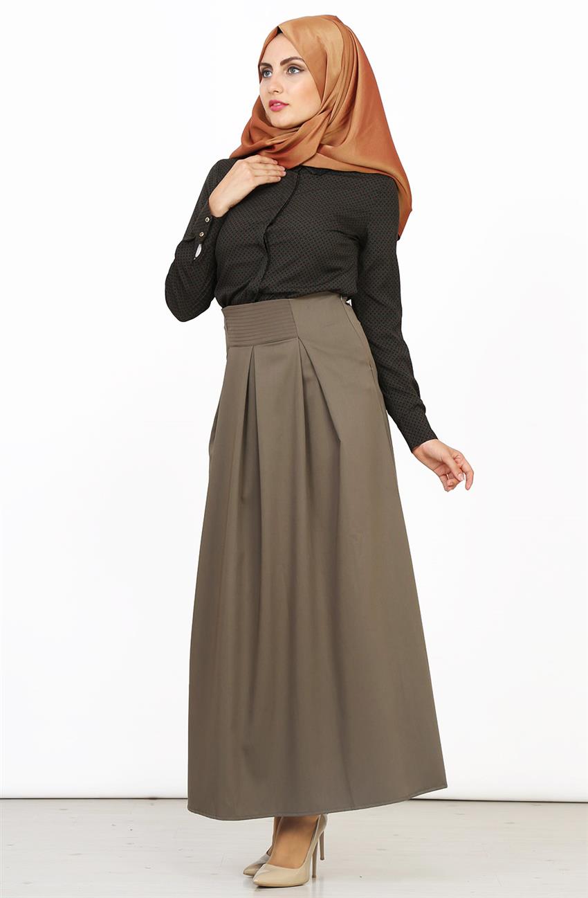 Skirt-Khaki 8002-27