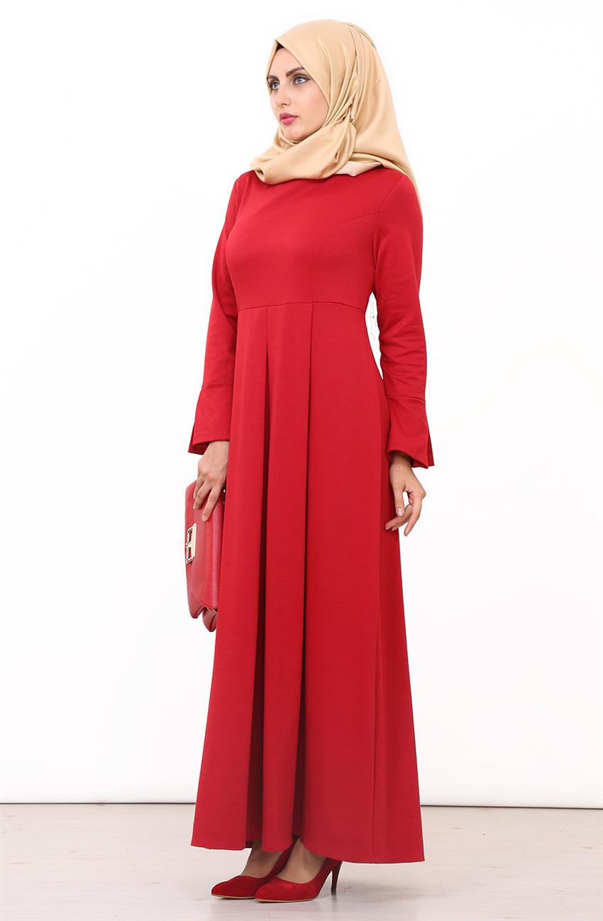 Dress-Claret Red K3004-67