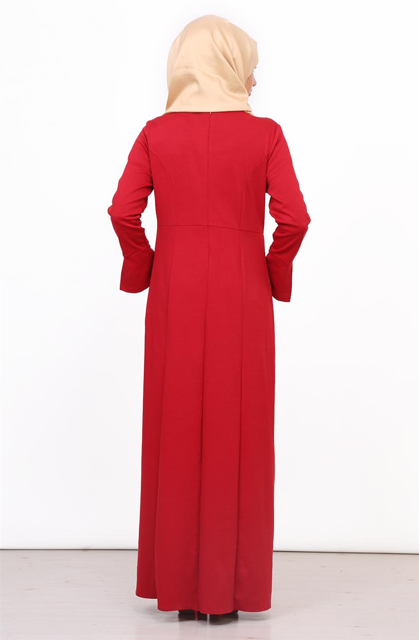 Dress-Claret Red K3004-67