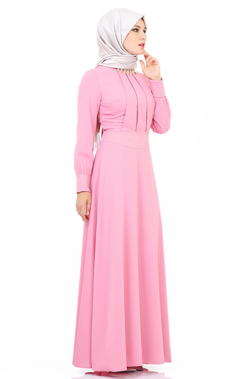 Evening Dress Dress Gül Pinksi-KA-B5-23081-98