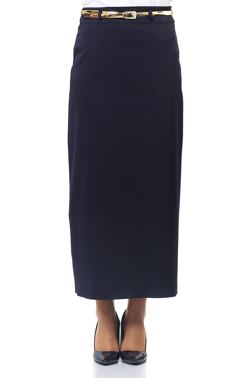 Skirt-Navy Blue 4050-17