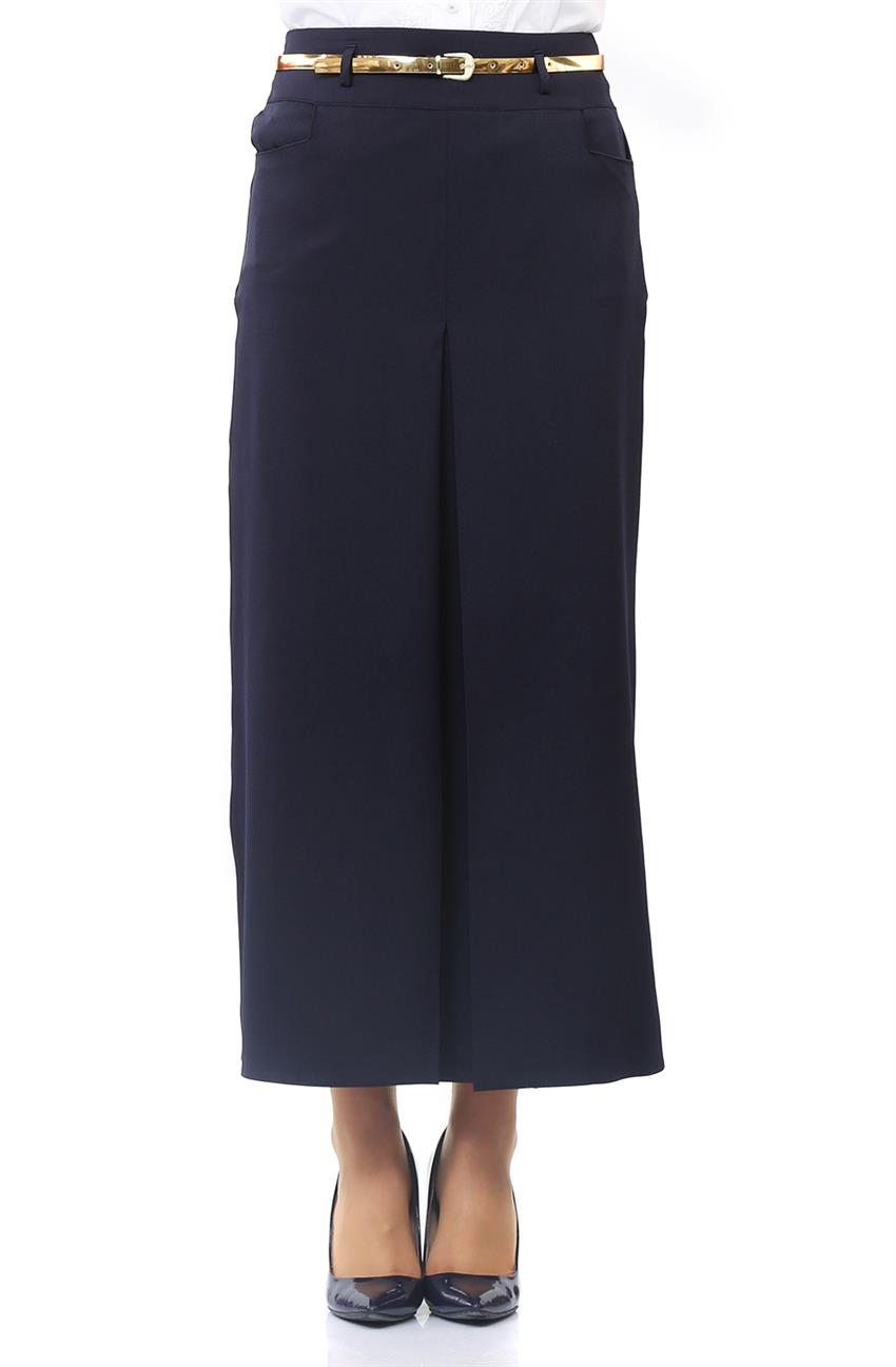 Skirt-Navy Blue 4051-17