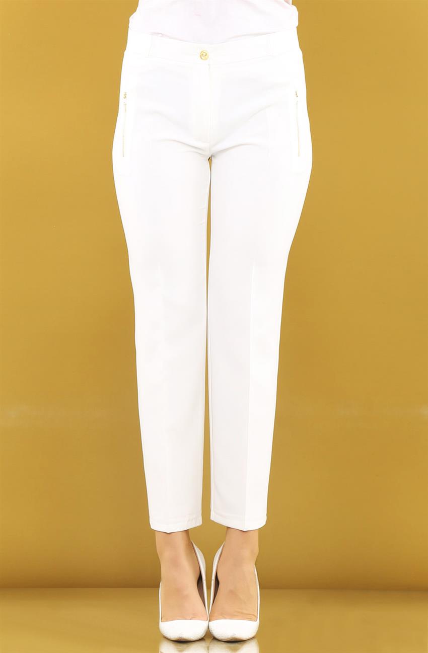 Beyaz Pantolon 5013-02