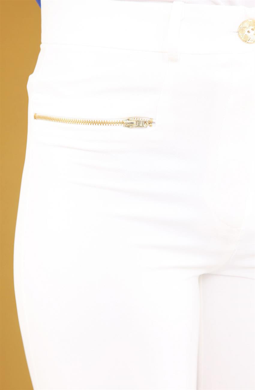 Beyaz Pantolon 5014-02