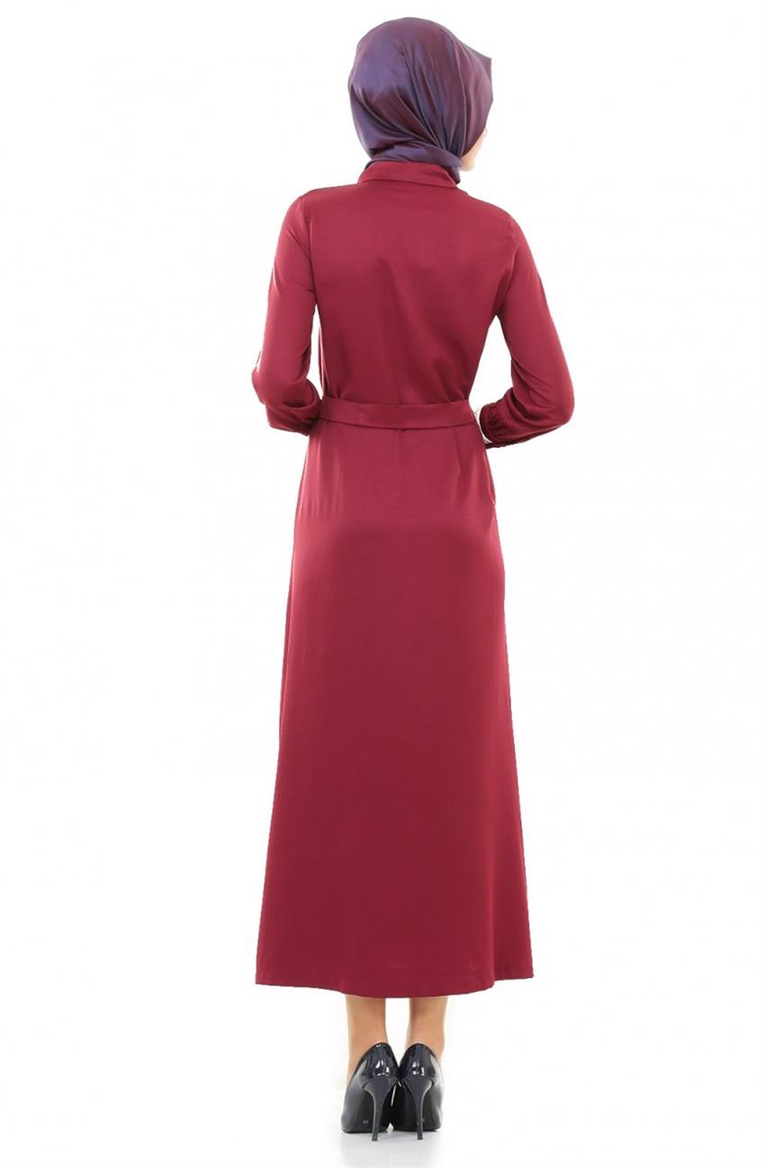 Dress-Claret Red 9020-67