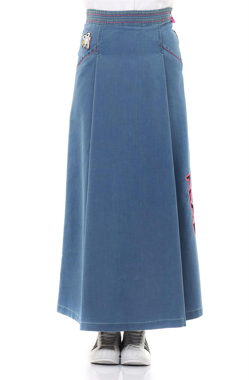 Skirt-Blue KA-B6-12016-09