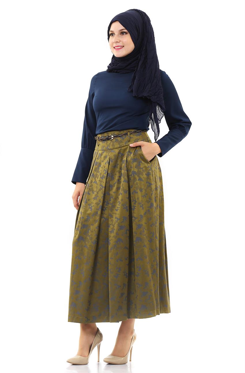Skirt-Khaki KA-B6-12120-21