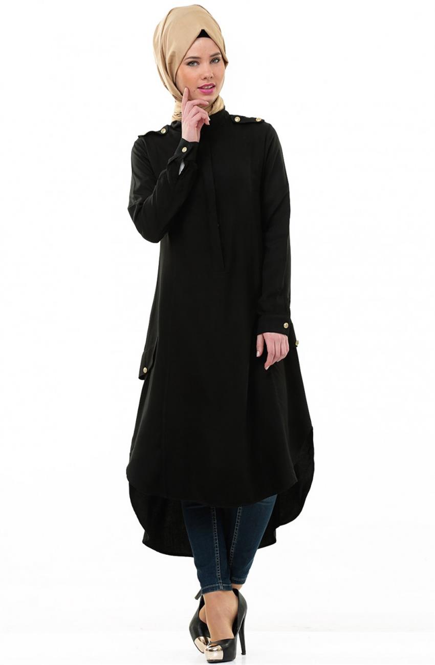 Moda Şahika Tunic-Black 2059-01