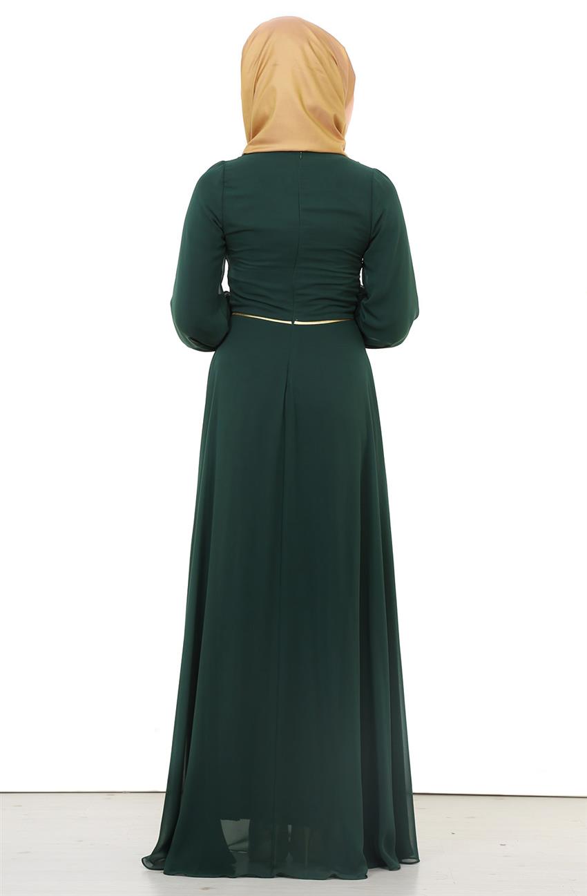 Evening Dress Dress-Green 2030-21