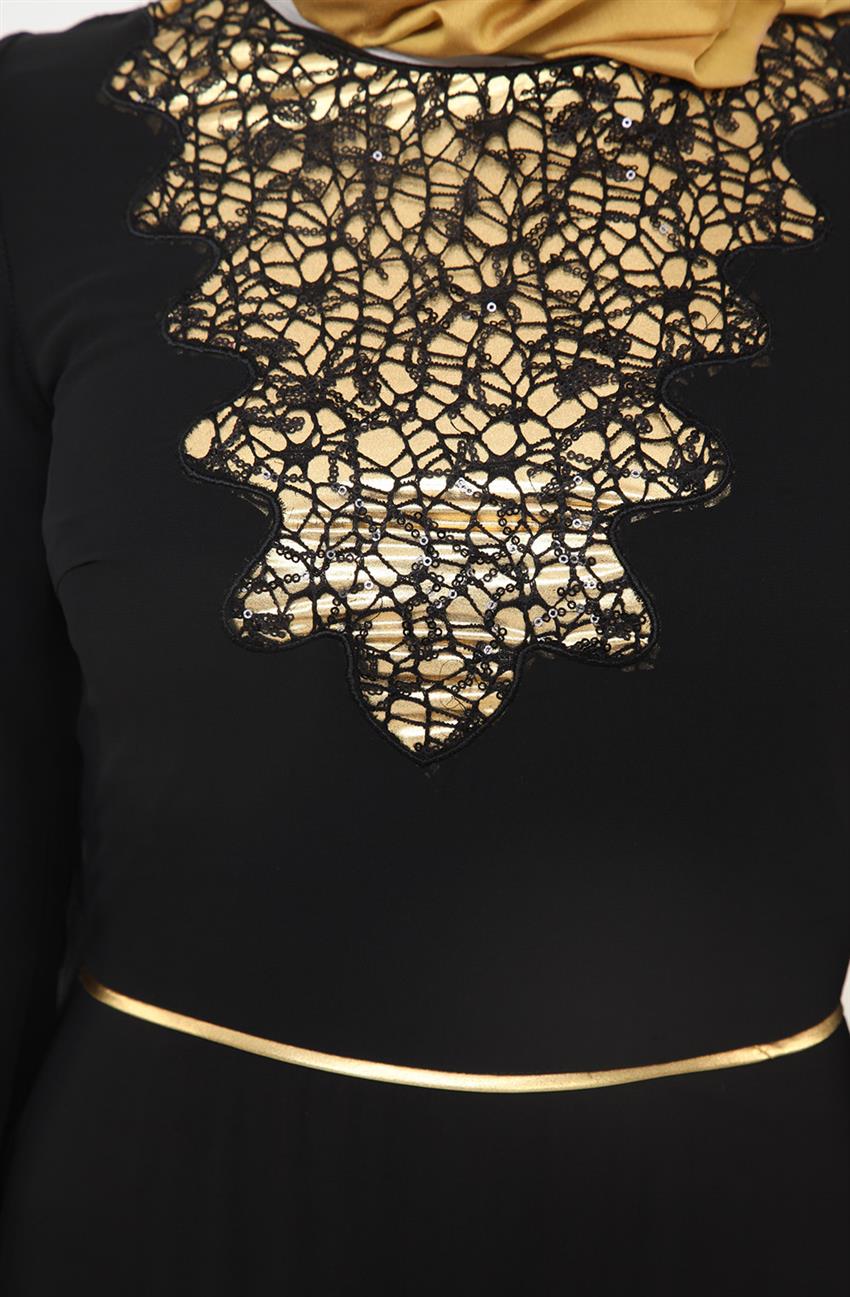 Abiye Siyah Elbise 2030-01