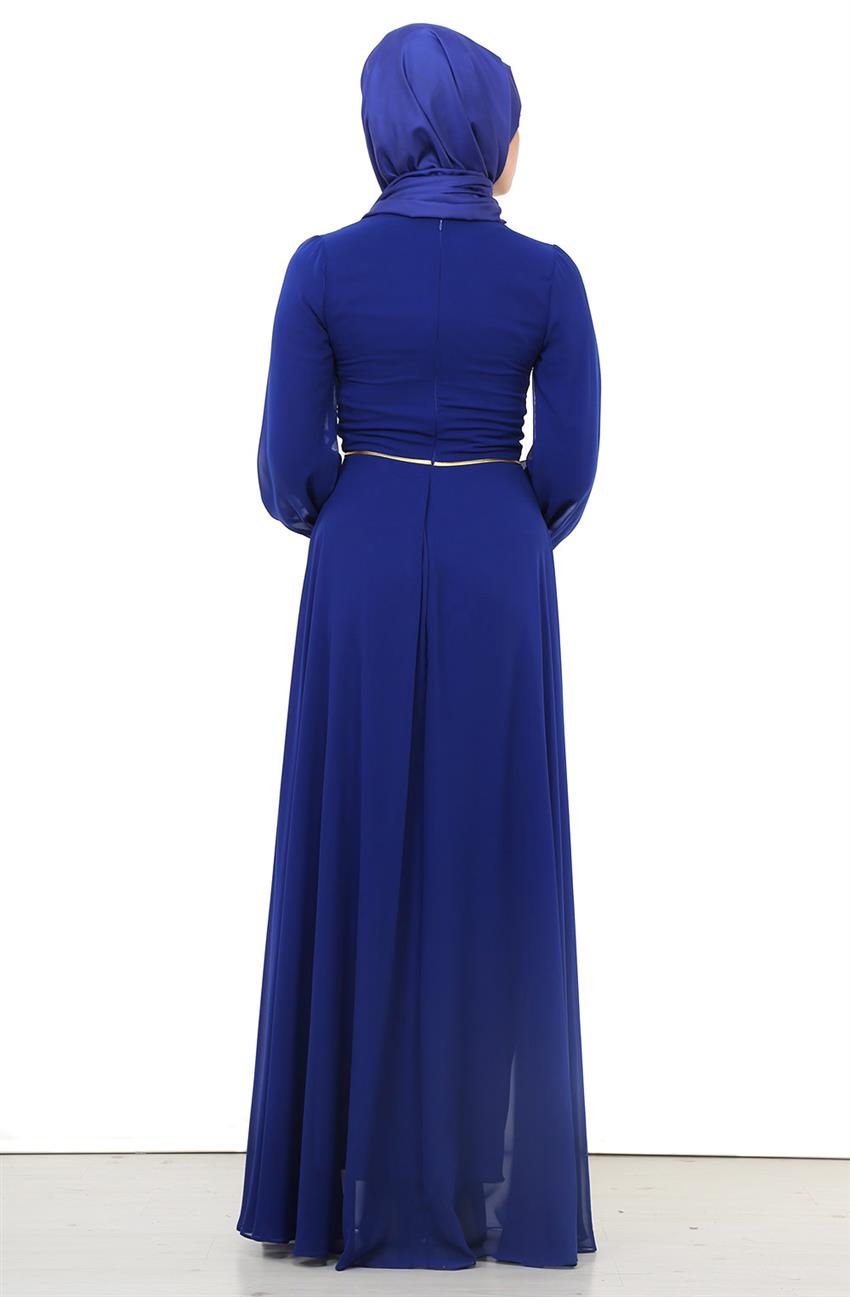 Evening Dress Dress-Blue 2030-70