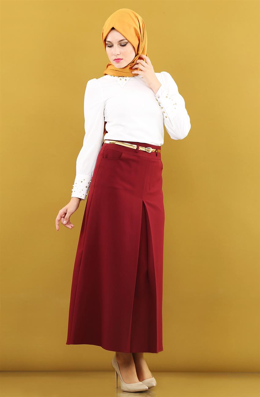 Skirt-Claret Red 4051-67