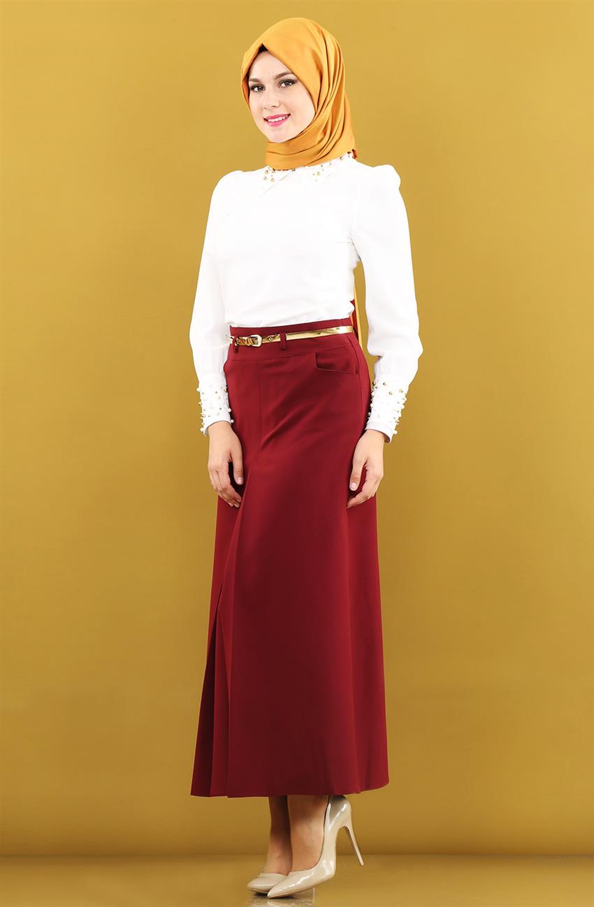 Skirt-Claret Red 4051-67