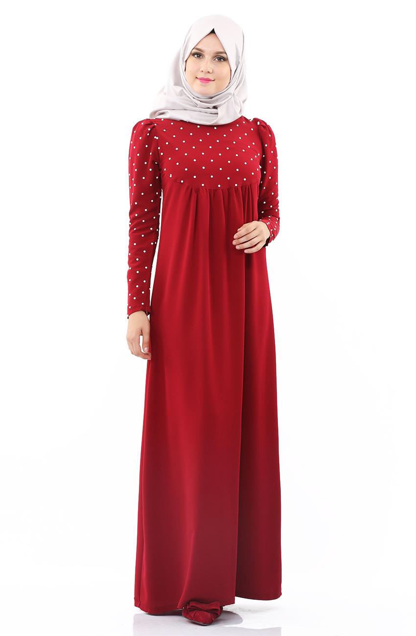 Dress-Claret Red E-600-67