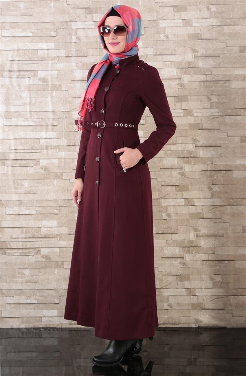 Tuğba Outerwear-Claret Red E0331-30