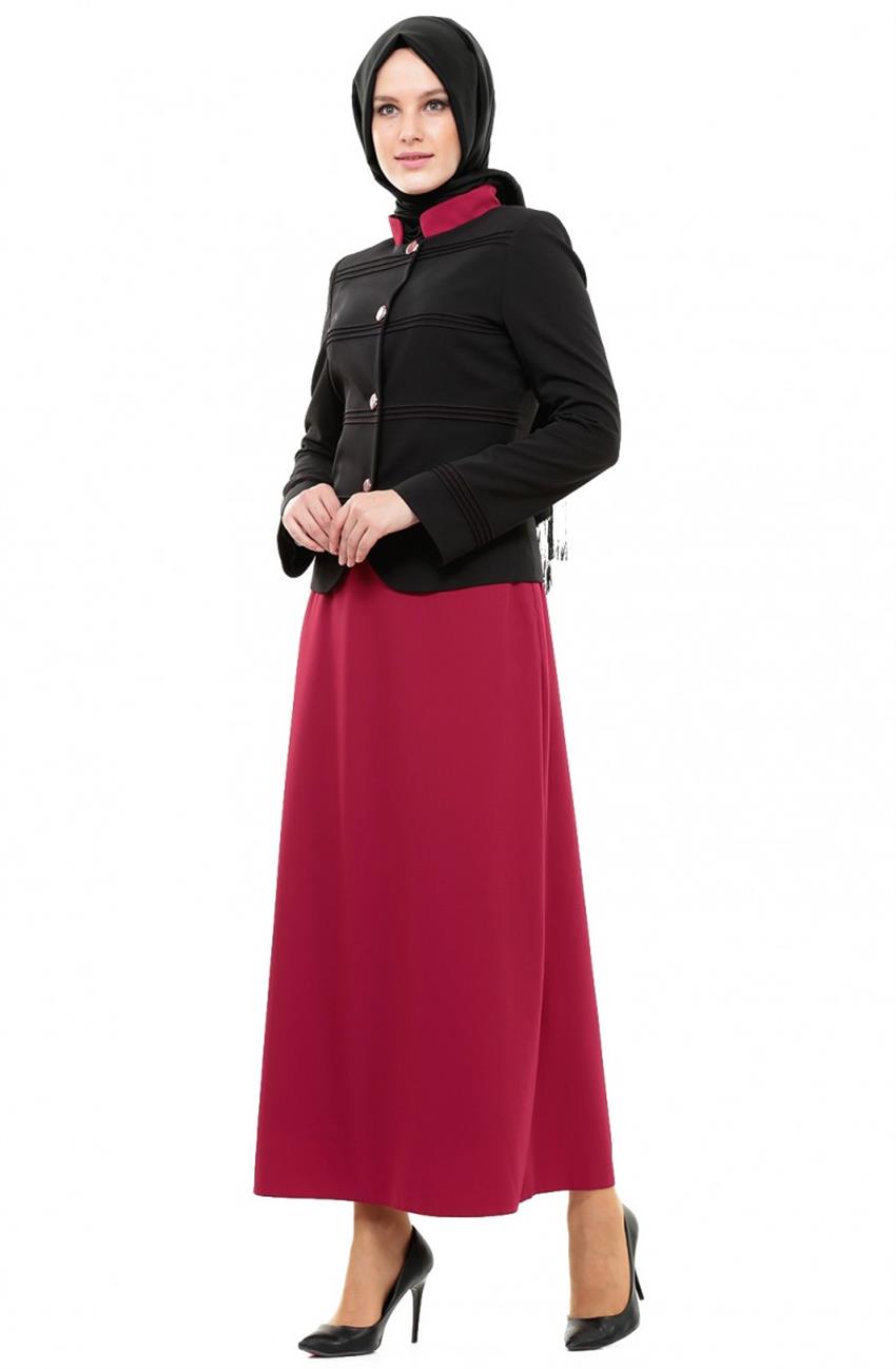 Tuğba Suit-Claret Red D5160-30